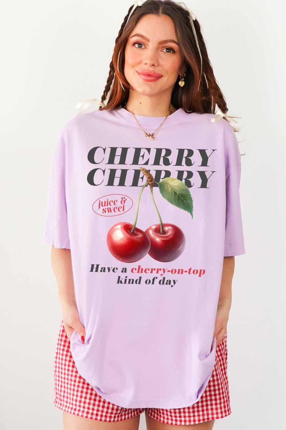 Women Graphic Tee | Cherry Cherry