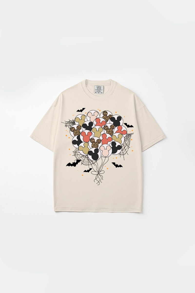 Comfort Colors Graphic Tee, Spooky Ballons