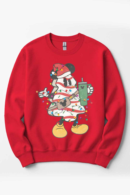 Unisex Fleece Graphic Sweatshirt , S1034