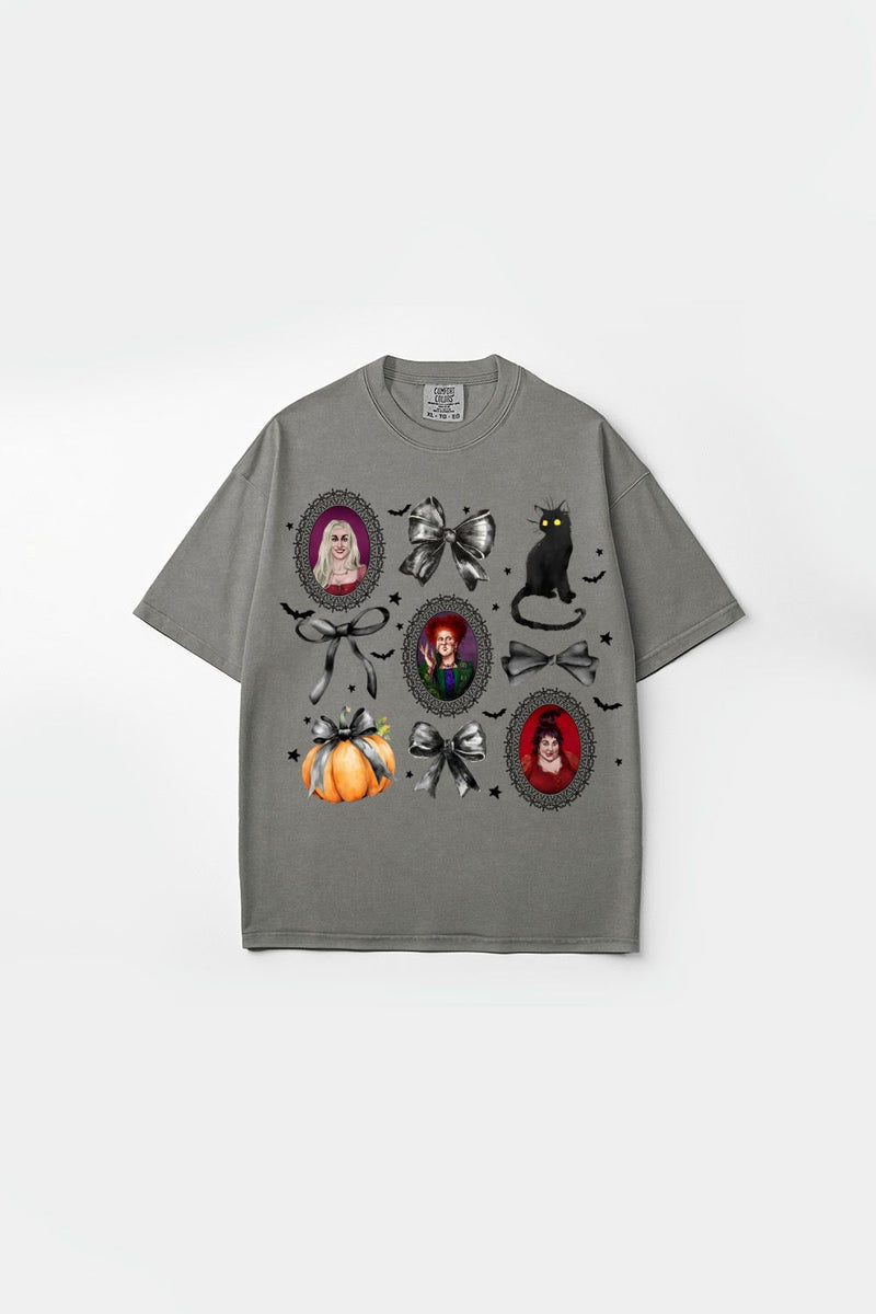Comfort Colors Graphic Tee, Halloween Sisters