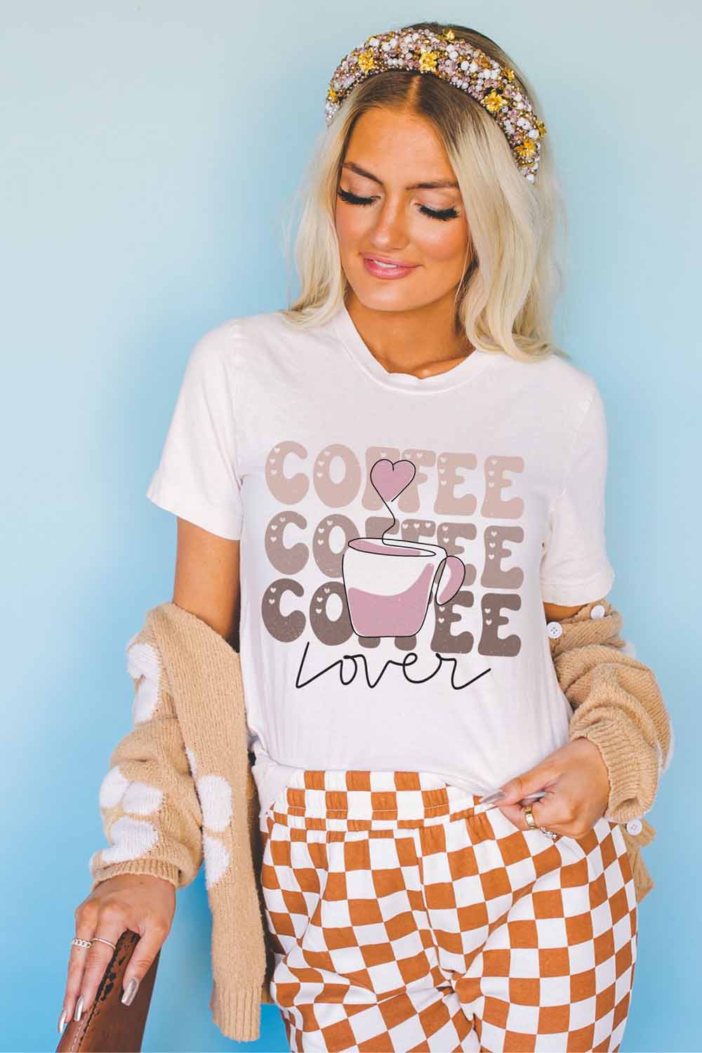 Women Graphic Tee | Coffee