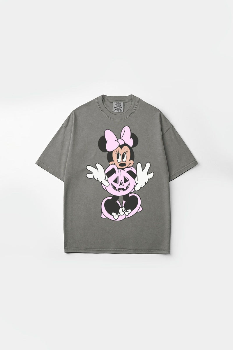 Comfort Colors Graphic Tee, Halloween Pink Mouse