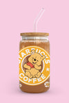 Libbey Glass Cup, Yellow Bear