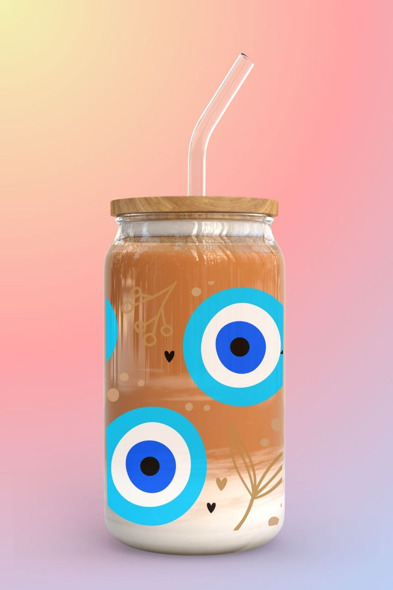 Libbey Glass Cup, Evil Eye