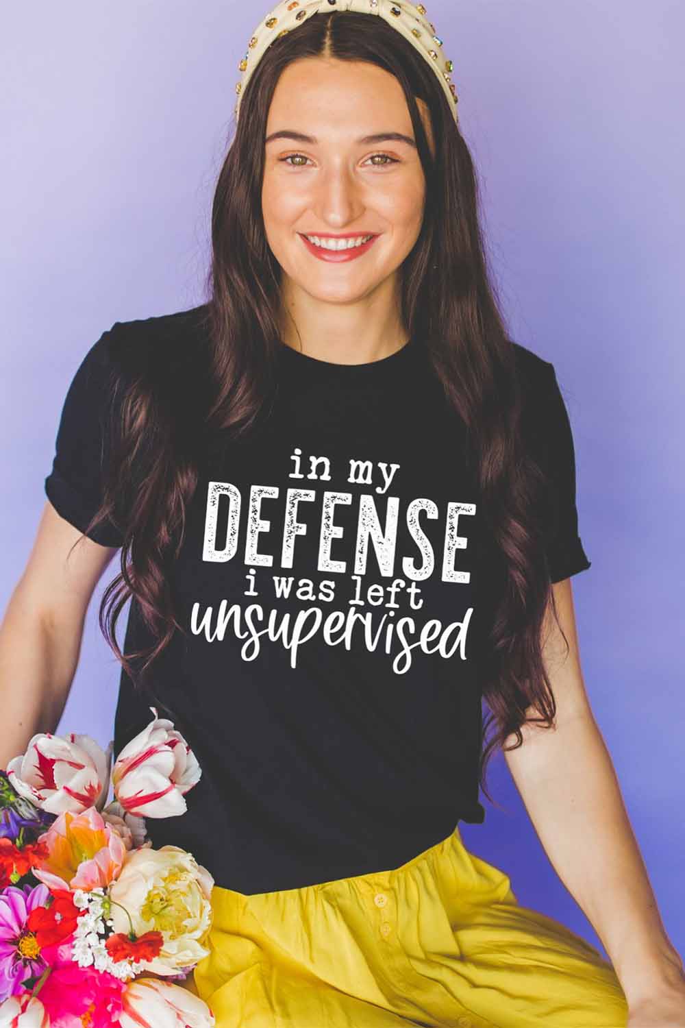 Women Graphic Tee |In My Defense
