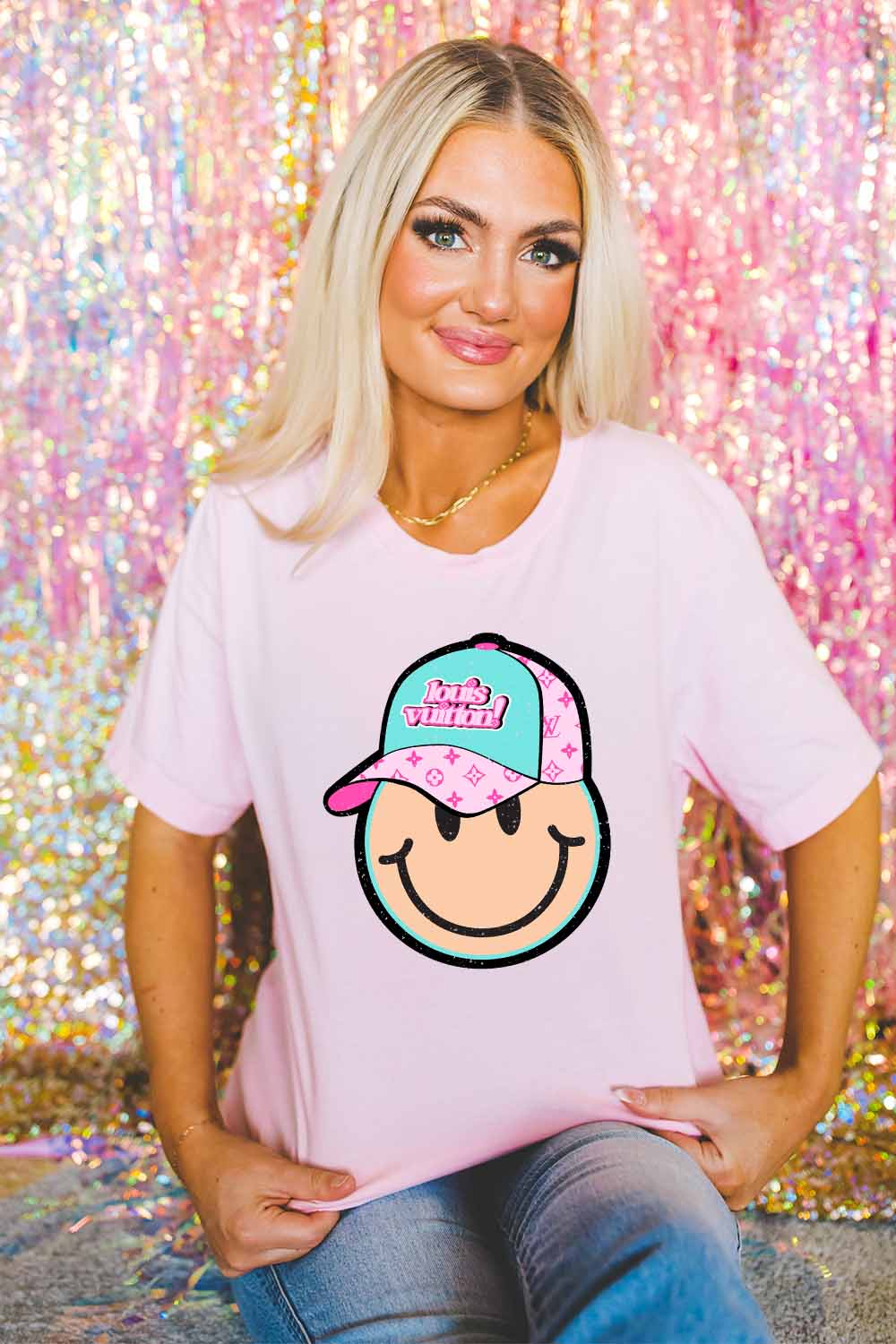 Women Graphic Tee | Happy Face