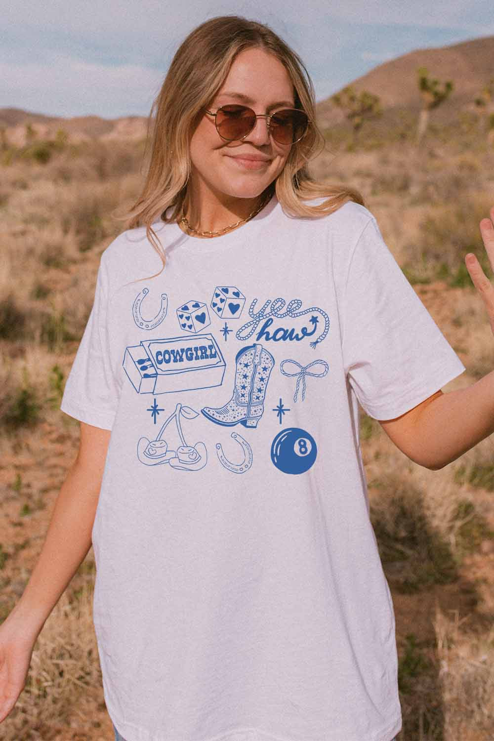 Women Graphic Tee | Cowgirl