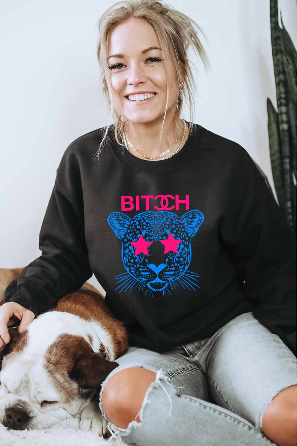 Graphic Sweatshirt | Star Eyes