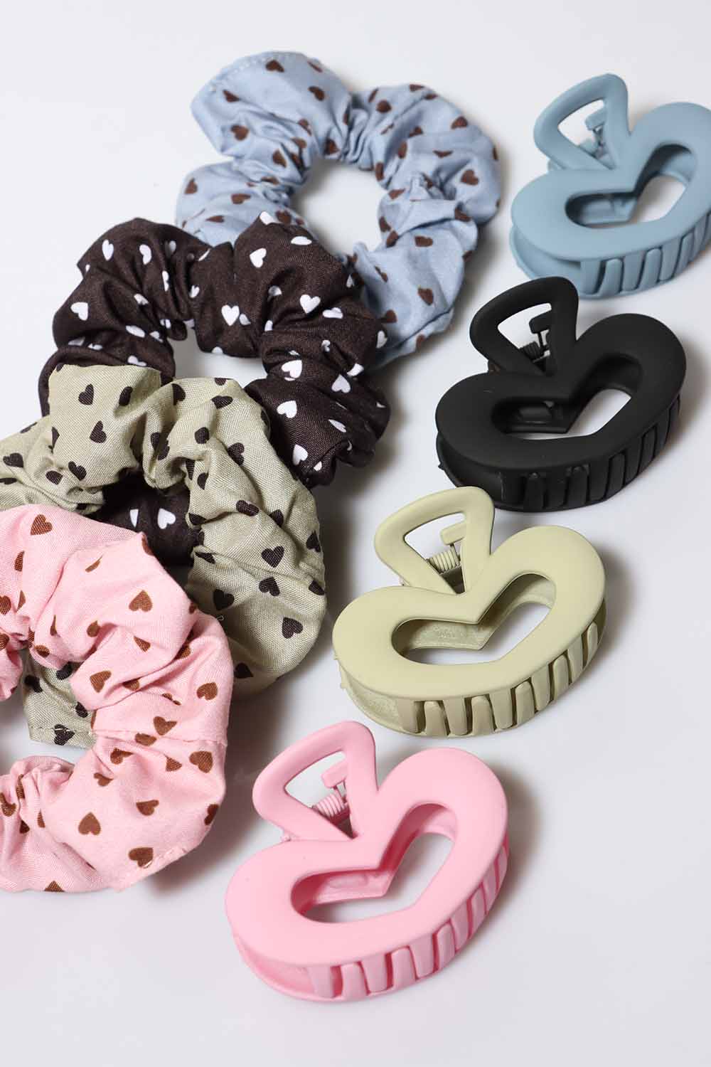 Hair Bundle,  Set of 12 | Hearts