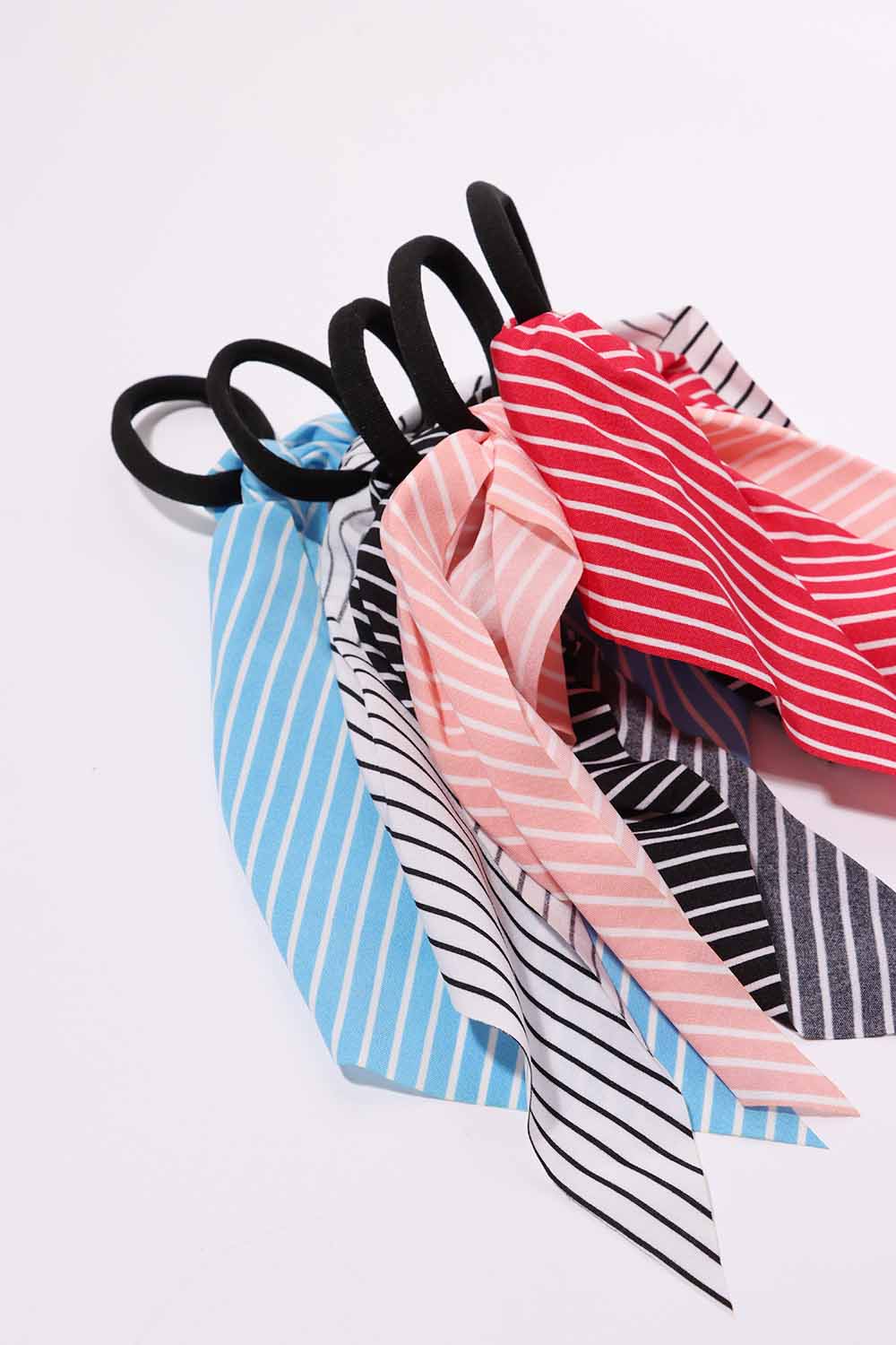 Hair Bundle,  Set of 12 | Seamless Stripes