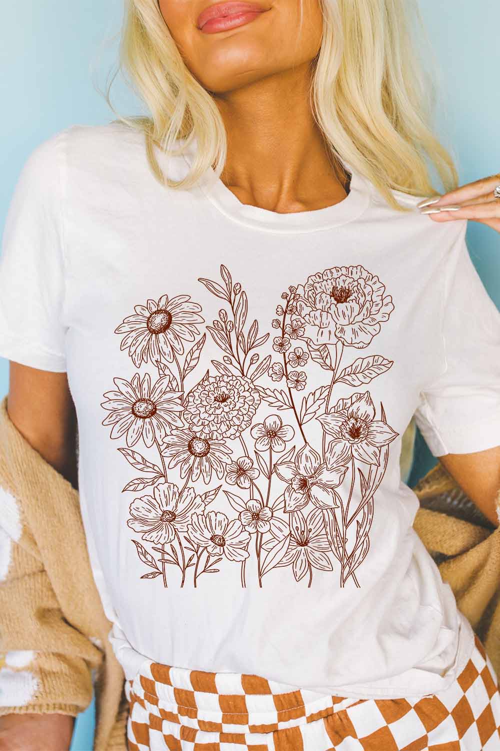 Women Graphic Tee | Wild Flowers