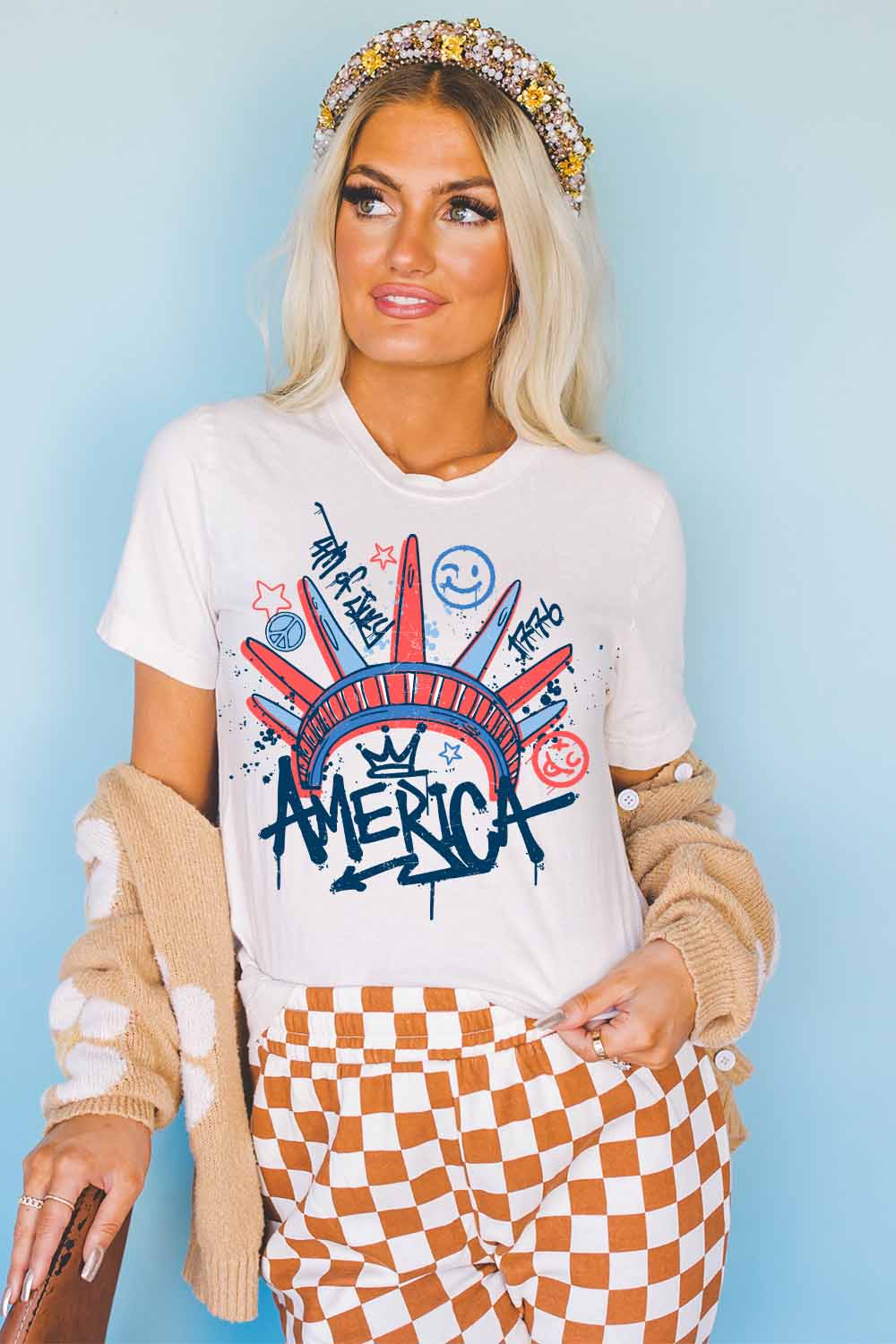 Women Graphic Tee | America