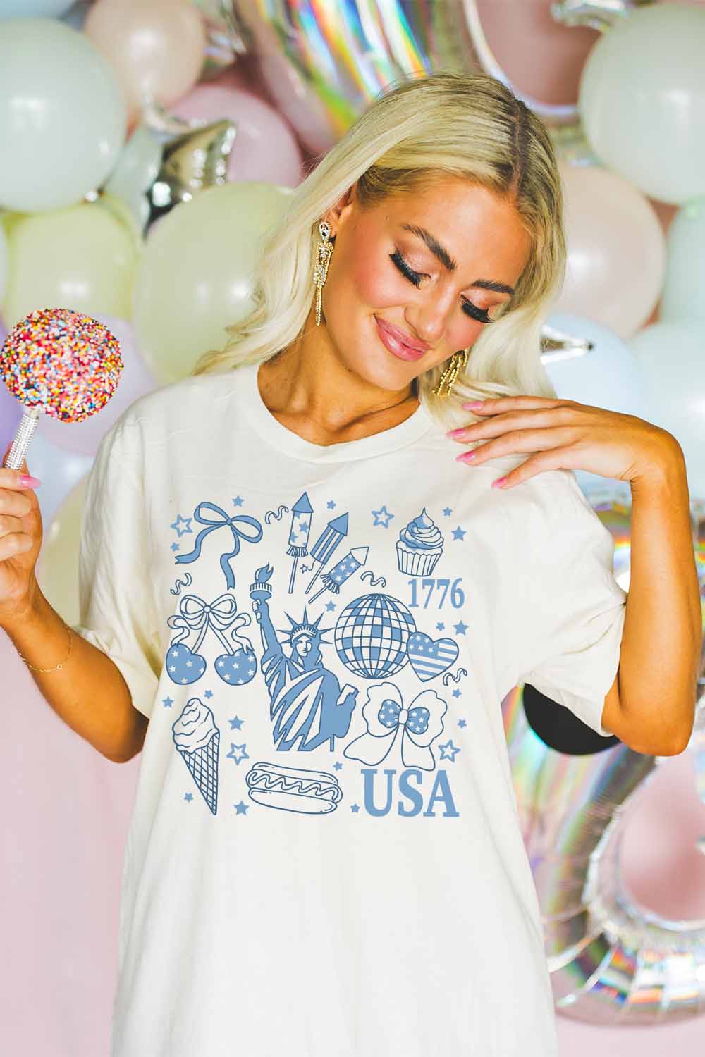 Women Graphic Tee | 1976 USA