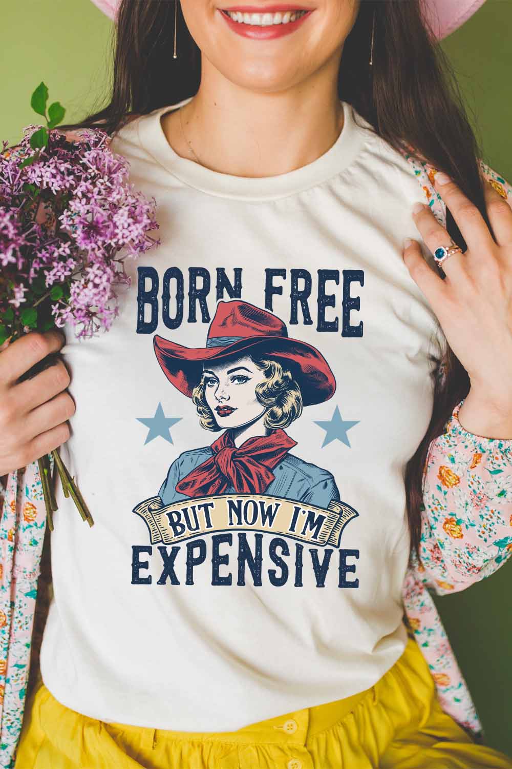 Women Graphic Tee | Born Free