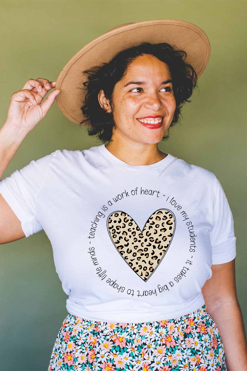 Women Graphic Tee | Teacher Heart