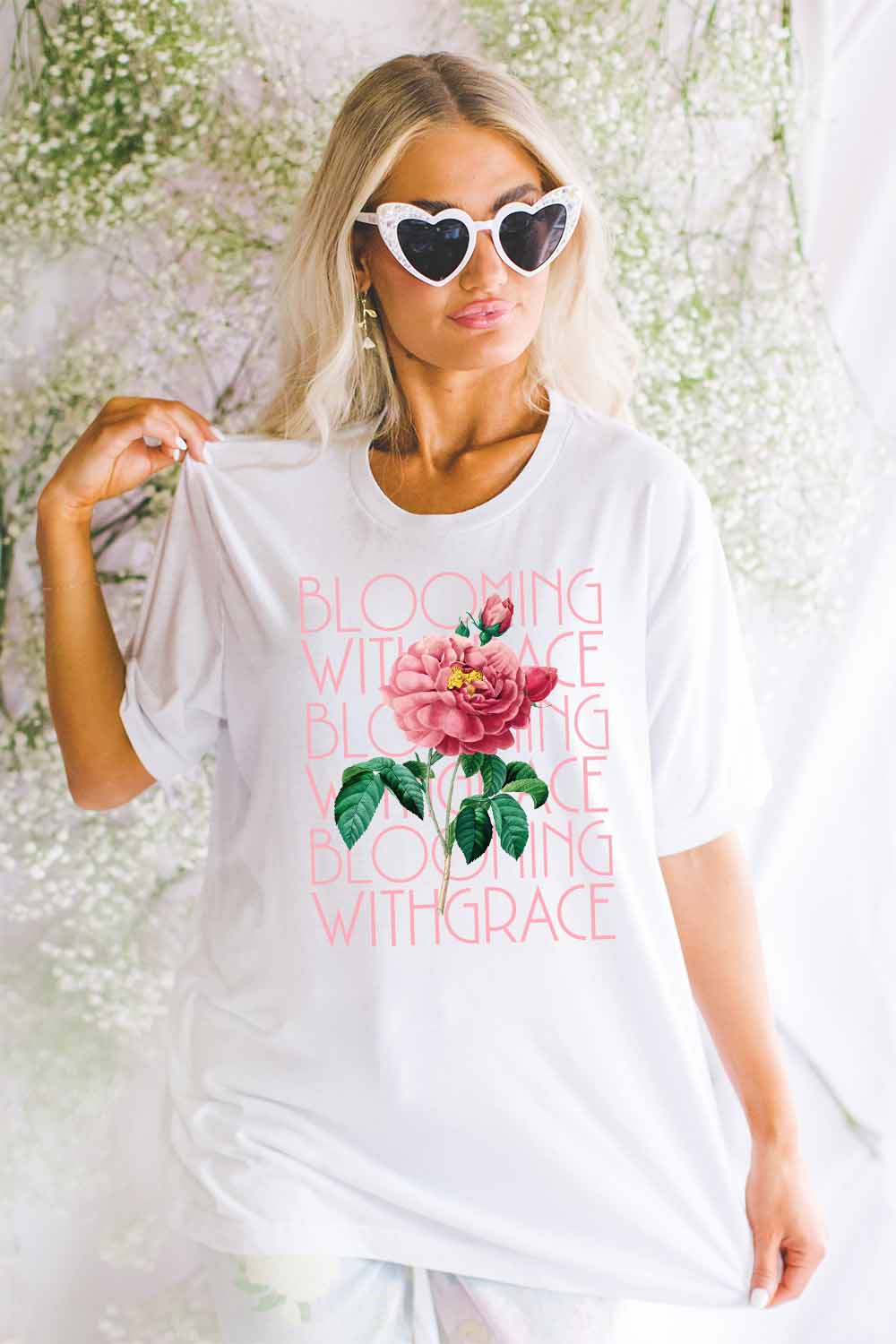 Women Graphic Tee | Blooming