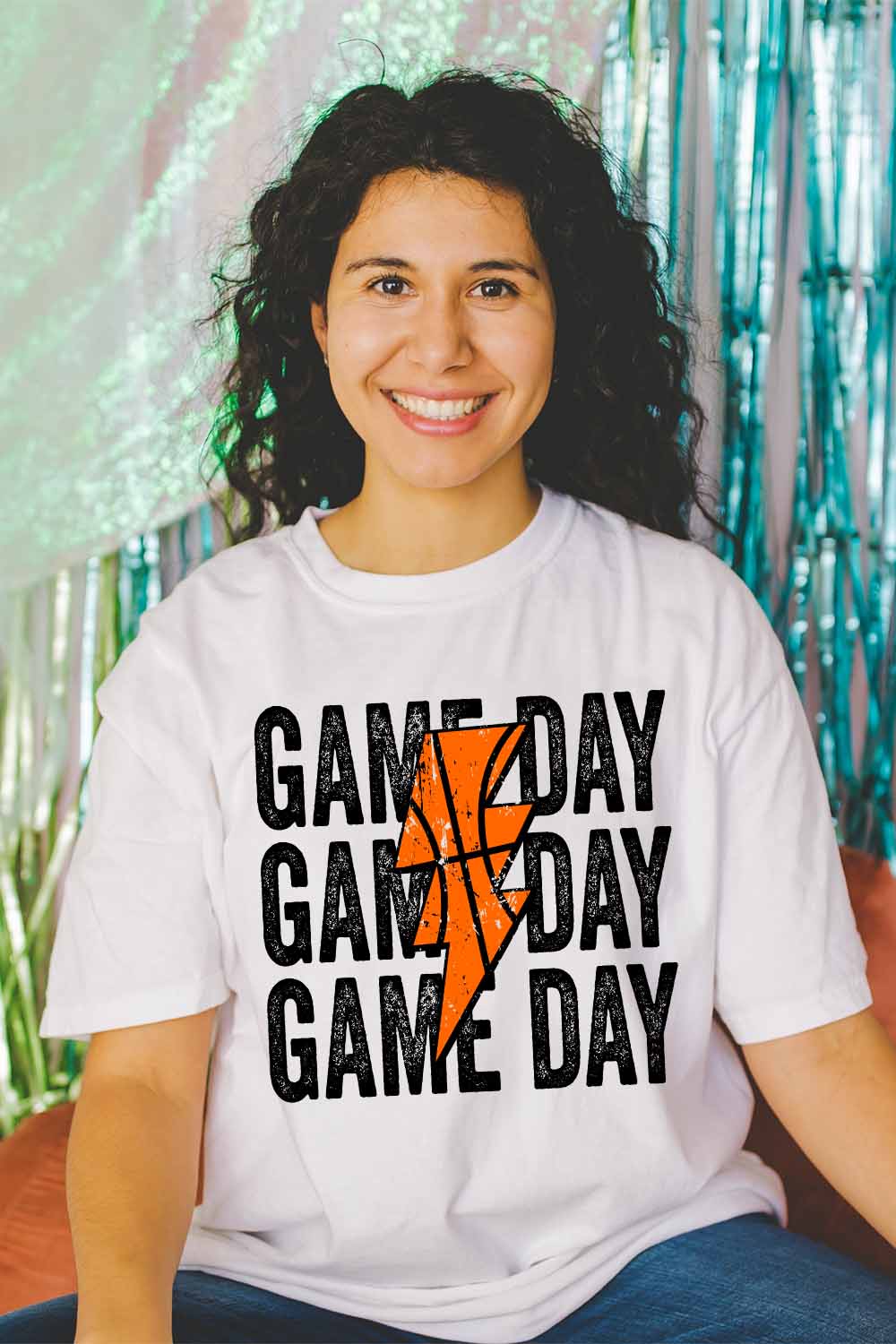 Women Graphic Tee | Game Day Basketball