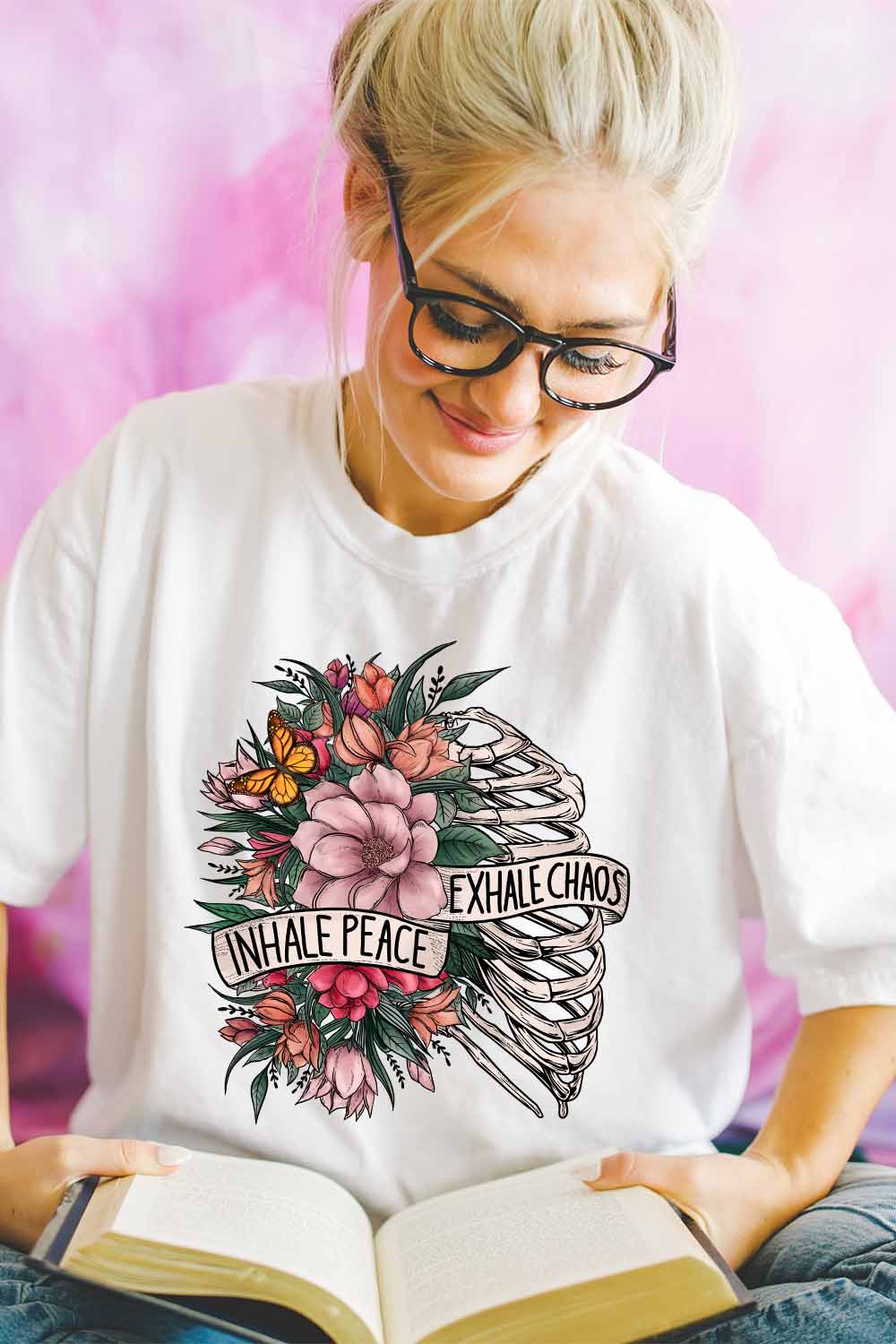 Women Graphic Tee | Inhale Peace