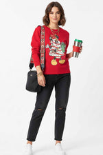 Unisex Fleece Graphic Sweatshirt , S1034
