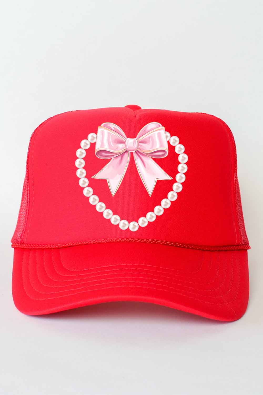 Trucker Hat ,  Coquette Heart
